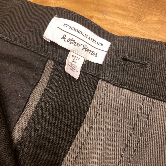 NWOT Patchwork Cotton Twill Mini Skirt - Picture 3 of 4